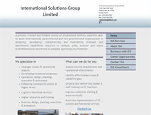 Tablet Screenshot of isglimited.com